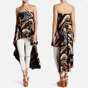 WE THE FREE Free People Lost At Sea High-Low Top In Black Size XS NWT